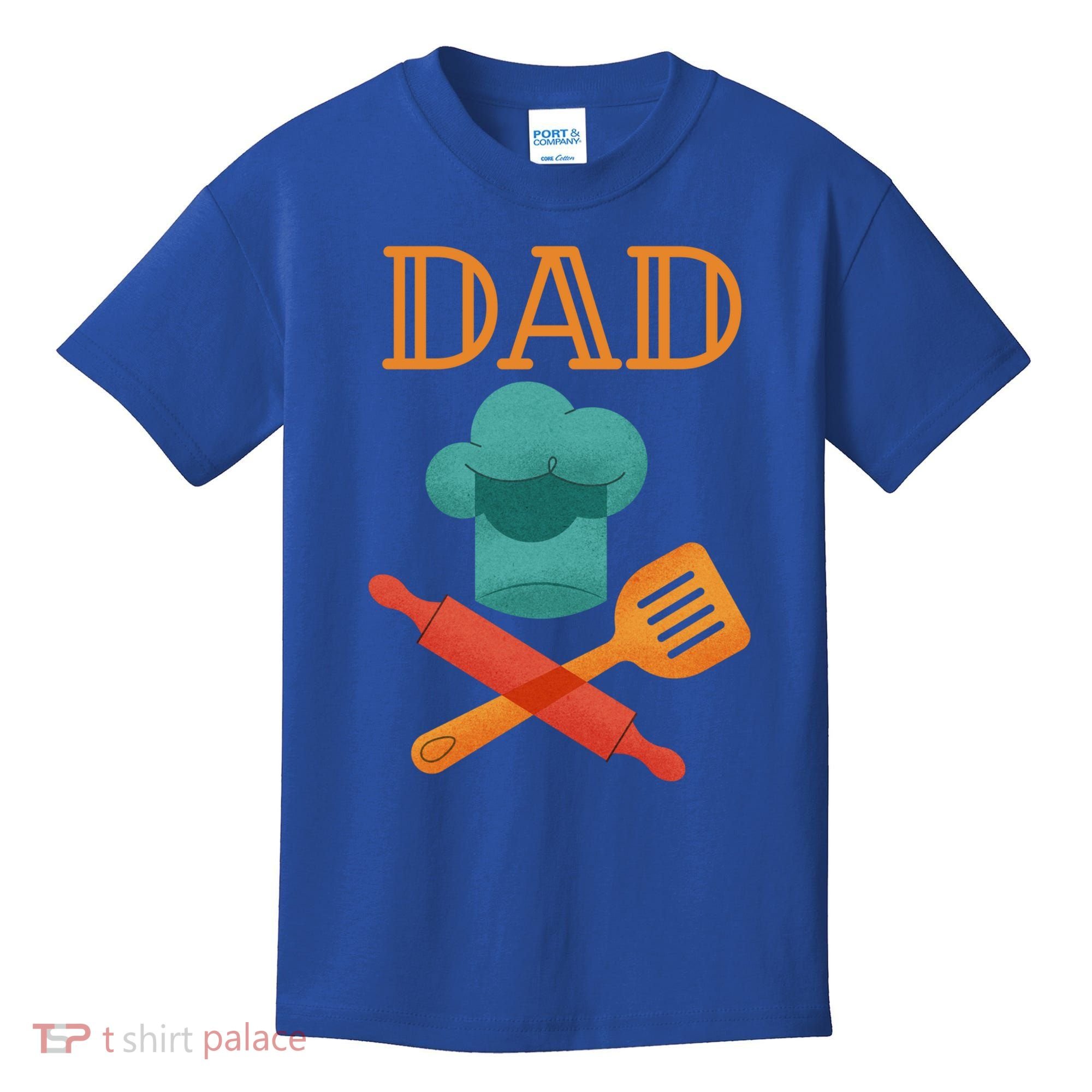 Fathers Day Cook Chef Baker For Dad Gift Kids T-Shirt