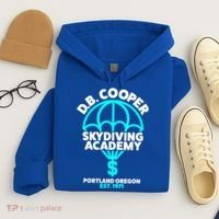 Funny D.B. Cooper Shirt DB Cooper Skydiving Academy Hoodie thumb 4