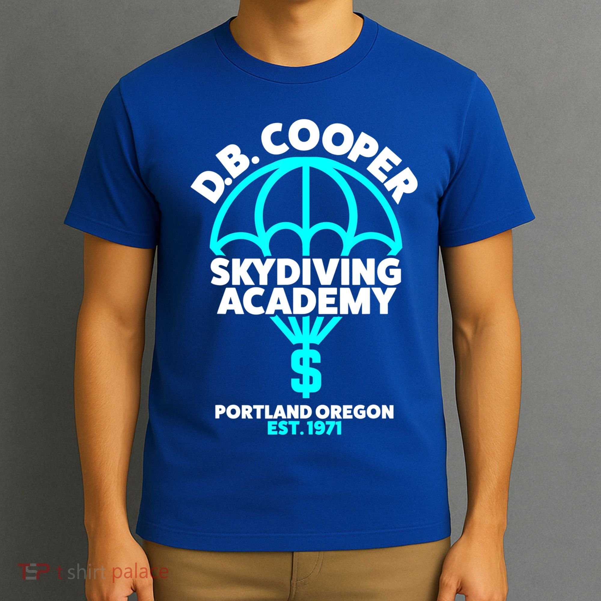 Funny D.B. Cooper Shirt DB Cooper Skydiving Academy T-Shirt