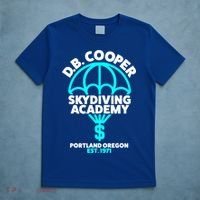 Funny D.B. Cooper Shirt DB Cooper Skydiving Academy T-Shirt thumb 5