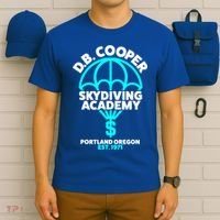 Funny D.B. Cooper Shirt DB Cooper Skydiving Academy T-Shirt thumb 6