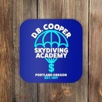 Funny D.B. Cooper Shirt DB Cooper Skydiving Academy Coaster thumb 0