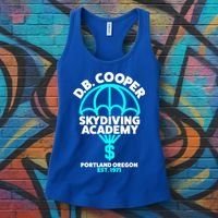 Funny D.B. Cooper Shirt DB Cooper Skydiving Academy Women's Tank Top thumb 3