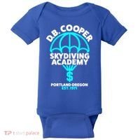 Funny D.B. Cooper Shirt DB Cooper Skydiving Academy Baby Bodysuit thumb 0