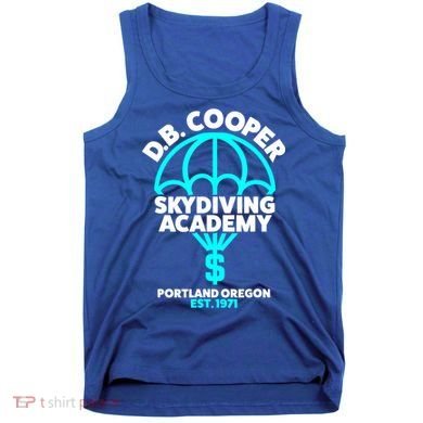 Funny D.B. Cooper Shirt DB Cooper Skydiving Academy Tank Top