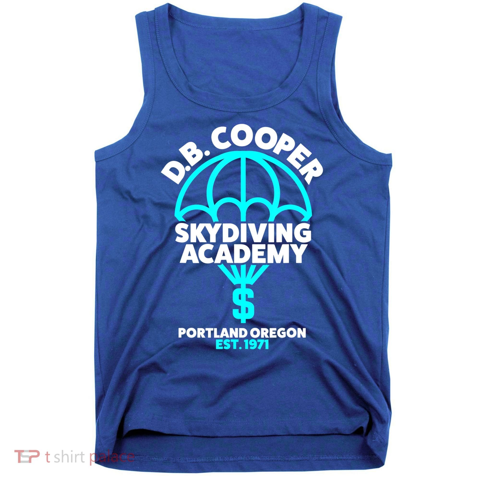Funny D.B. Cooper Shirt DB Cooper Skydiving Academy Tank Top
