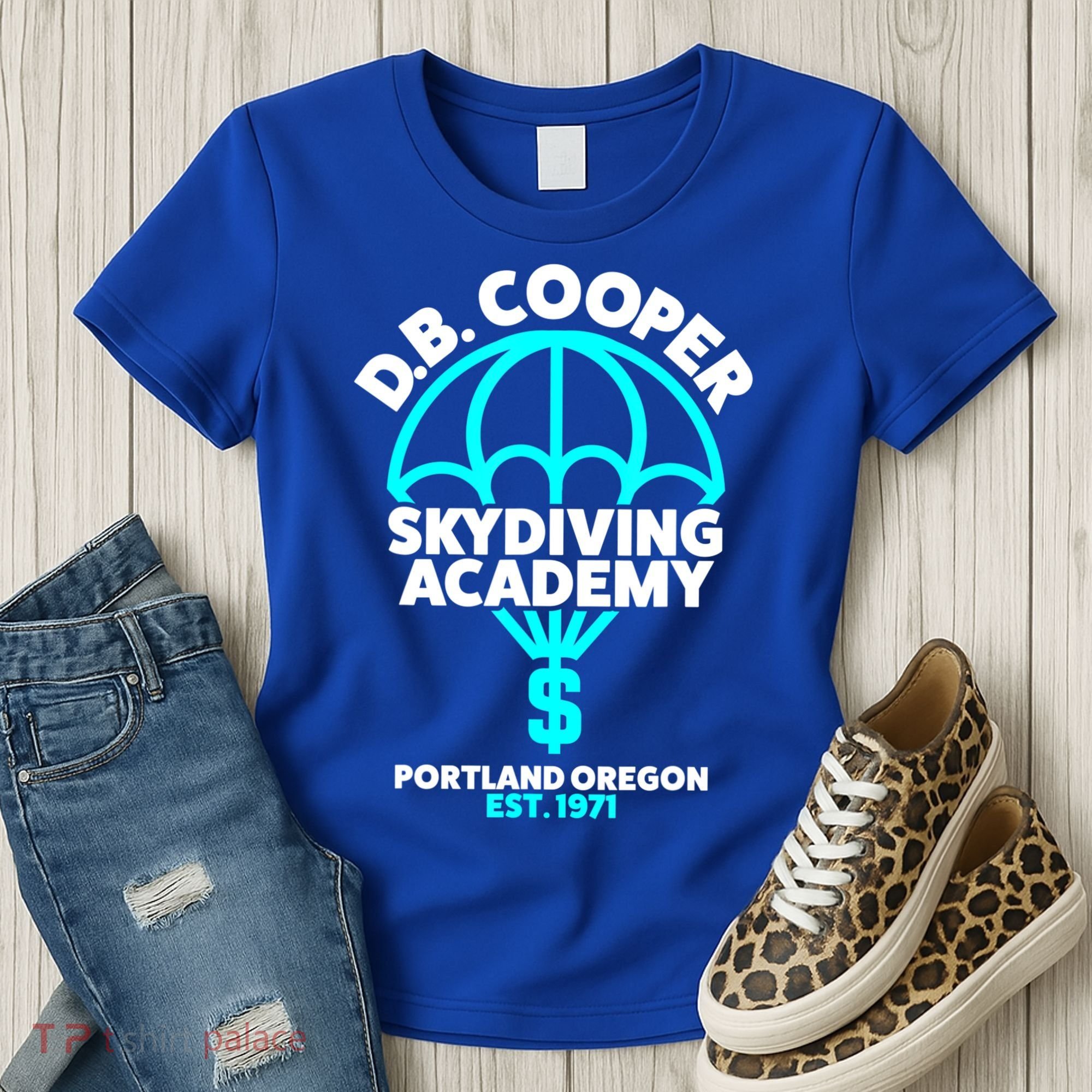 Funny D.B. Cooper Shirt DB Cooper Skydiving Academy Women's T-Shirt
