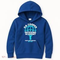 Funny D.B. Cooper Shirt DB Cooper Skydiving Academy Kids Hoodie thumb 0