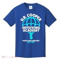 Funny D.B. Cooper Shirt DB Cooper Skydiving Academy Kids T-Shirt thumb 0