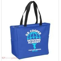 Funny D.B. Cooper Shirt DB Cooper Skydiving Academy Tote Bag thumb 2
