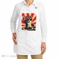 Funny Dj Cat Disco Sound Tech Headphone Music Apron thumb 2