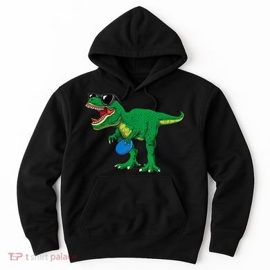 Frisbees Dino Cute T Rex Dinosaur Disc Golf Gift Hoodie