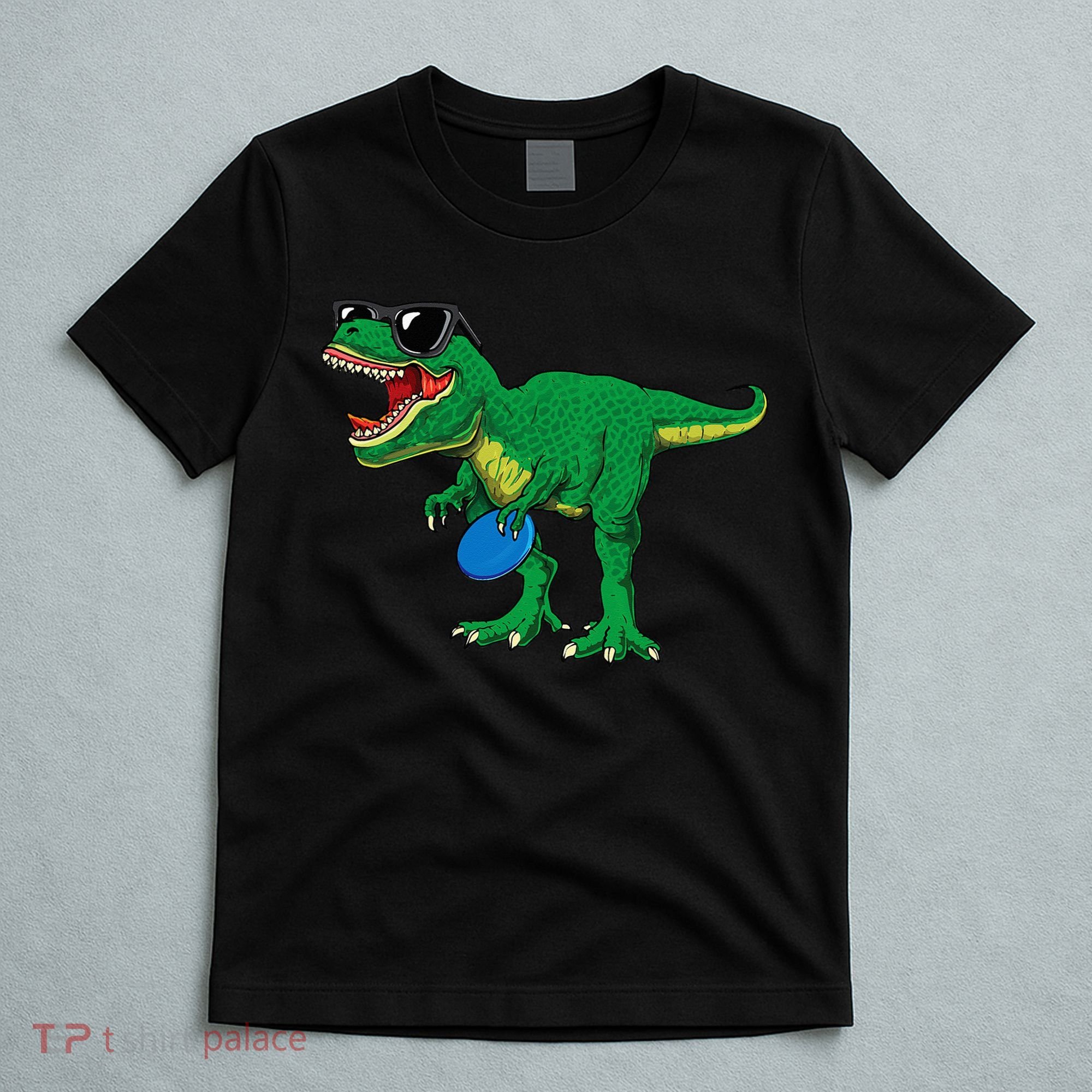 Frisbees Dino Cute T Rex Dinosaur Disc Golf Gift T-Shirt