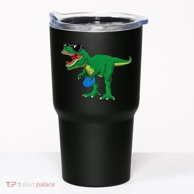 Frisbees Dino Cute T Rex Dinosaur Disc Golf Gift Tumbler