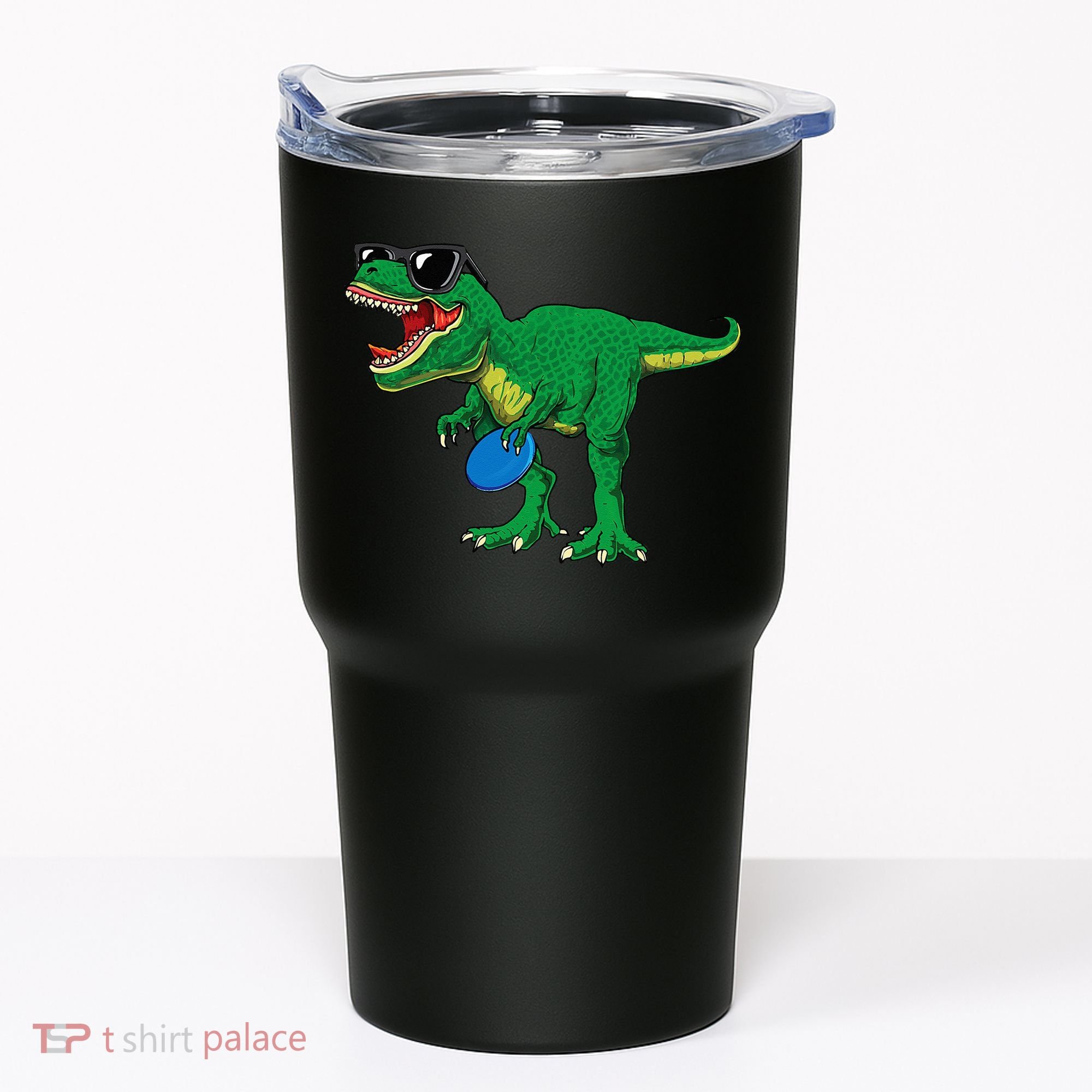 Frisbees Dino Cute T Rex Dinosaur Disc Golf Gift Tumbler