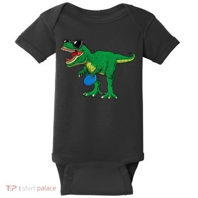 Frisbees Dino Cute T Rex Dinosaur Disc Golf Gift Baby Bodysuit
