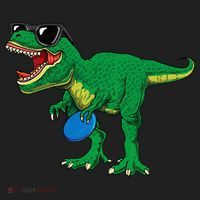 Frisbees Dino Cute T Rex Dinosaur Disc Golf Gift Hat thumb 2