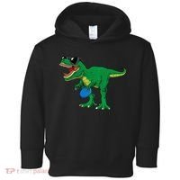Frisbees Dino Cute T Rex Dinosaur Disc Golf Gift Toddler Hoodie thumb 0
