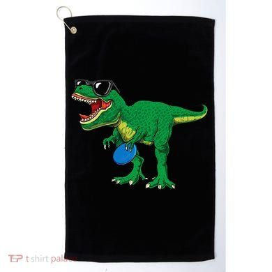 Frisbees Dino Cute T Rex Dinosaur Disc Golf Gift Golf Towel