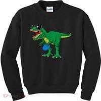 Frisbees Dino Cute T Rex Dinosaur Disc Golf Gift Kids Sweatshirt thumb 0