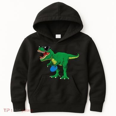 Frisbees Dino Cute T Rex Dinosaur Disc Golf Gift Kids Hoodie