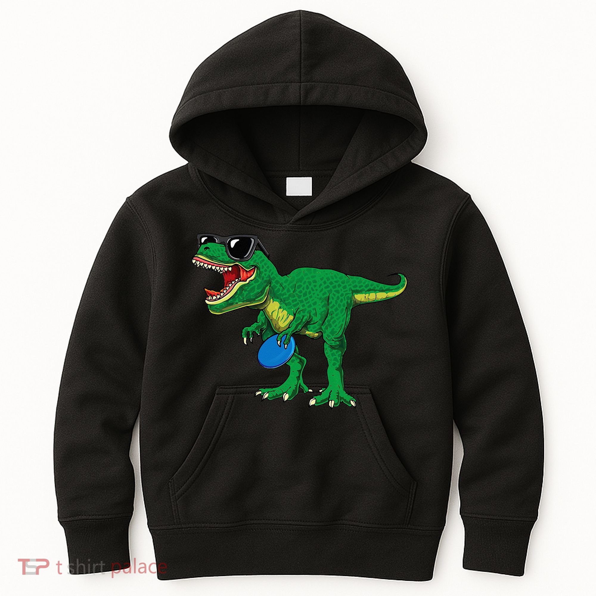 Frisbees Dino Cute T Rex Dinosaur Disc Golf Gift Kids Hoodie