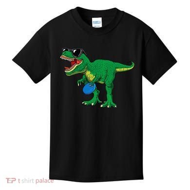 Frisbees Dino Cute T Rex Dinosaur Disc Golf Gift Kids T-Shirt