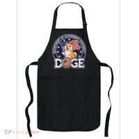Funny Doge Crypto Meme Department Of Government Efficiency Apron thumb 0