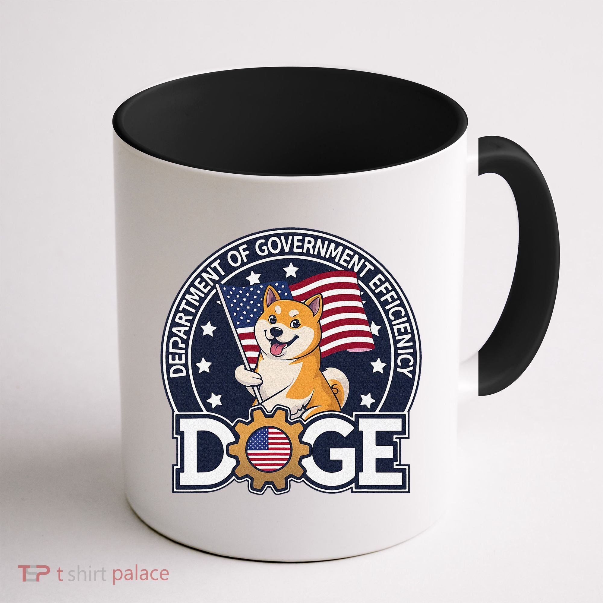 Funny Doge Crypto Meme Department Of Government Efficiency Coffee Mug