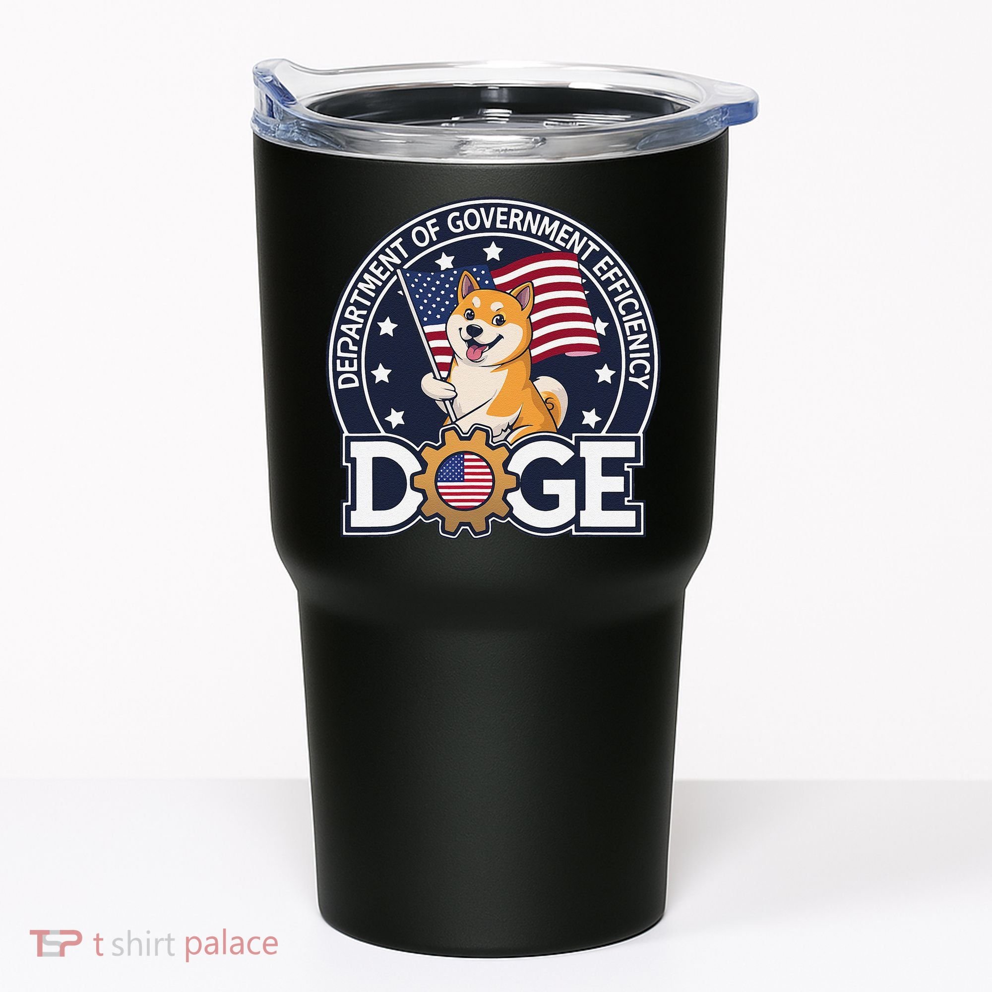Funny Doge Crypto Meme Department Of Government Efficiency Tumbler