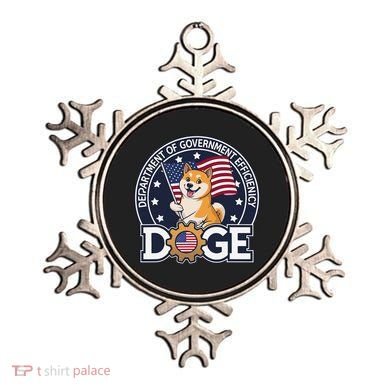 Funny Doge Crypto Meme Department Of Government Efficiency Ornament
