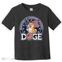 Funny Doge Crypto Meme Department Of Government Efficiency Toddler T-Shirt thumb 0