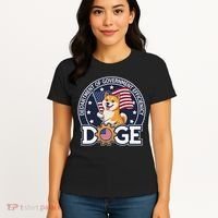 Funny Doge Crypto Meme Department Of Government Efficiency Women's T-Shirt thumb 4