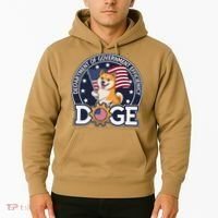 Funny Doge Crypto Meme Department Of Government Efficiency Hoodie thumb 2