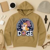 Funny Doge Crypto Meme Department Of Government Efficiency Hoodie thumb 3
