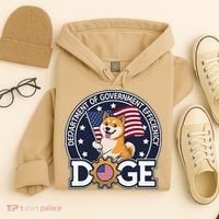 Funny Doge Crypto Meme Department Of Government Efficiency Hoodie thumb 4
