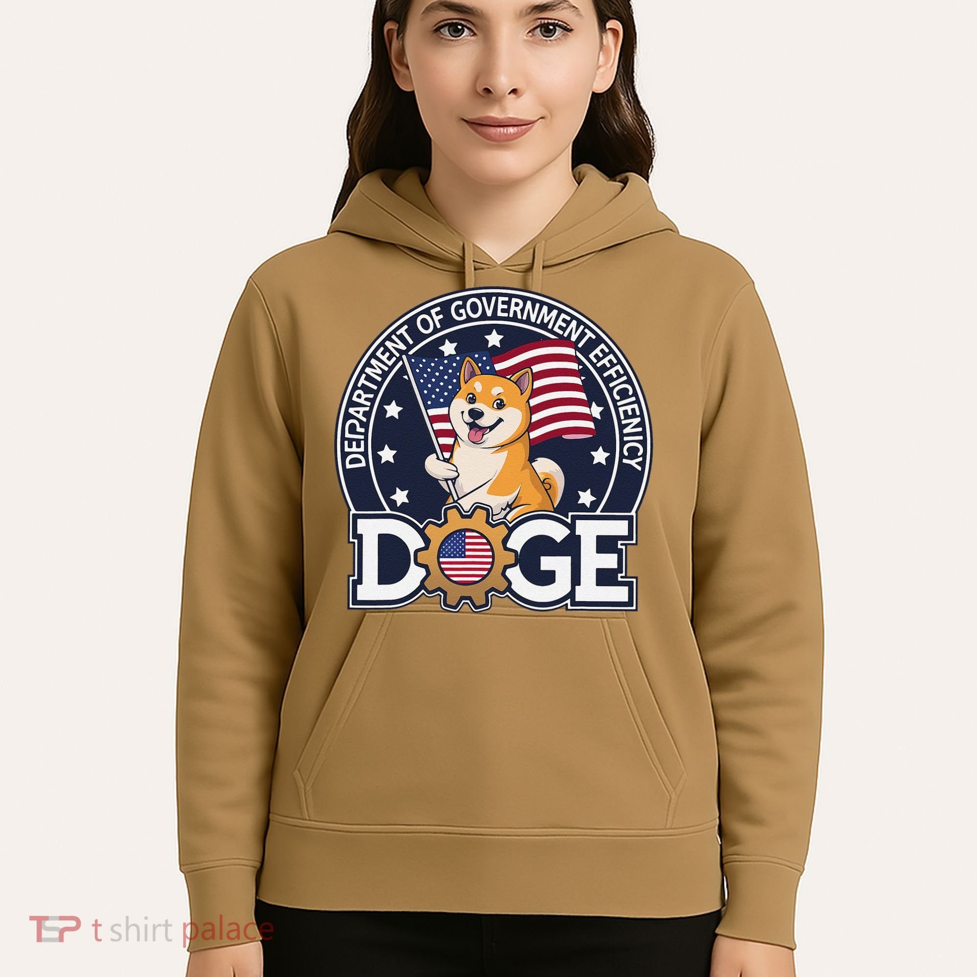 Funny Doge Crypto Meme Department Of Government Efficiency Hoodie