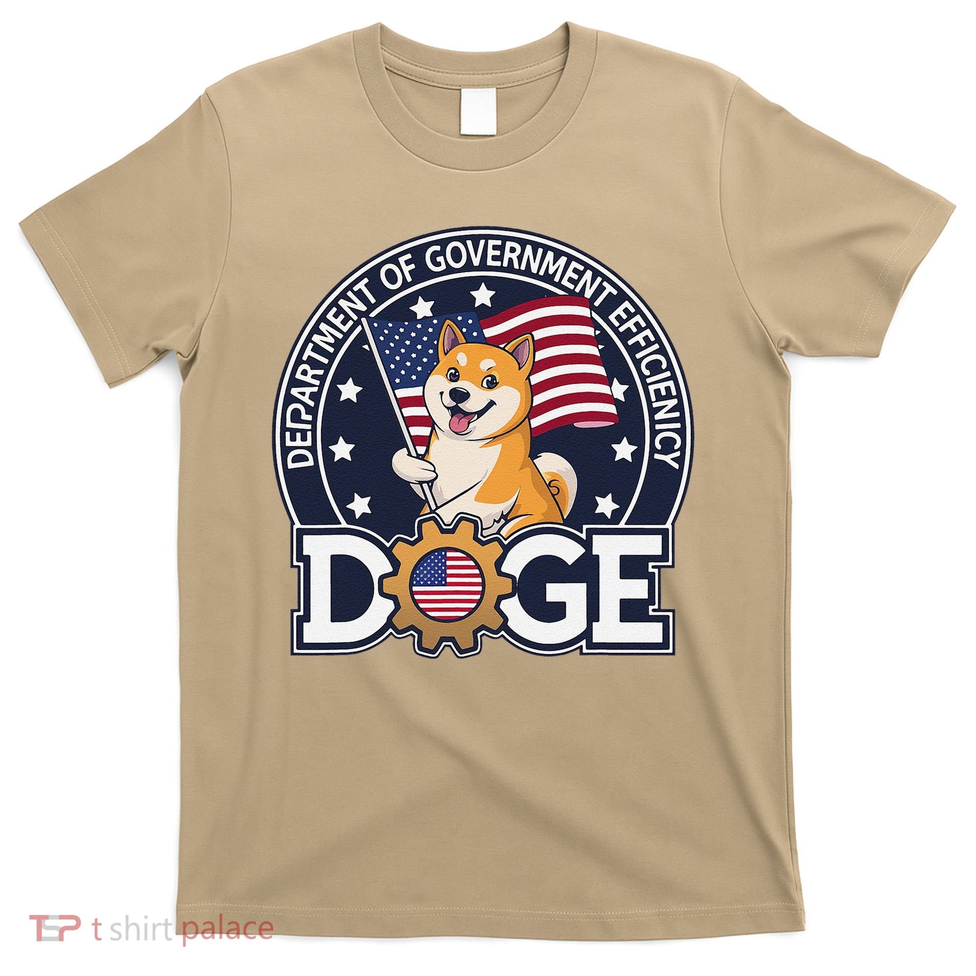 Funny Doge Crypto Meme Department Of Government Efficiency T-Shirt