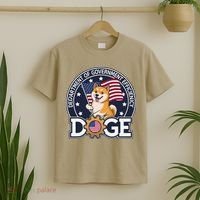 Funny Doge Crypto Meme Department Of Government Efficiency T-Shirt thumb 2