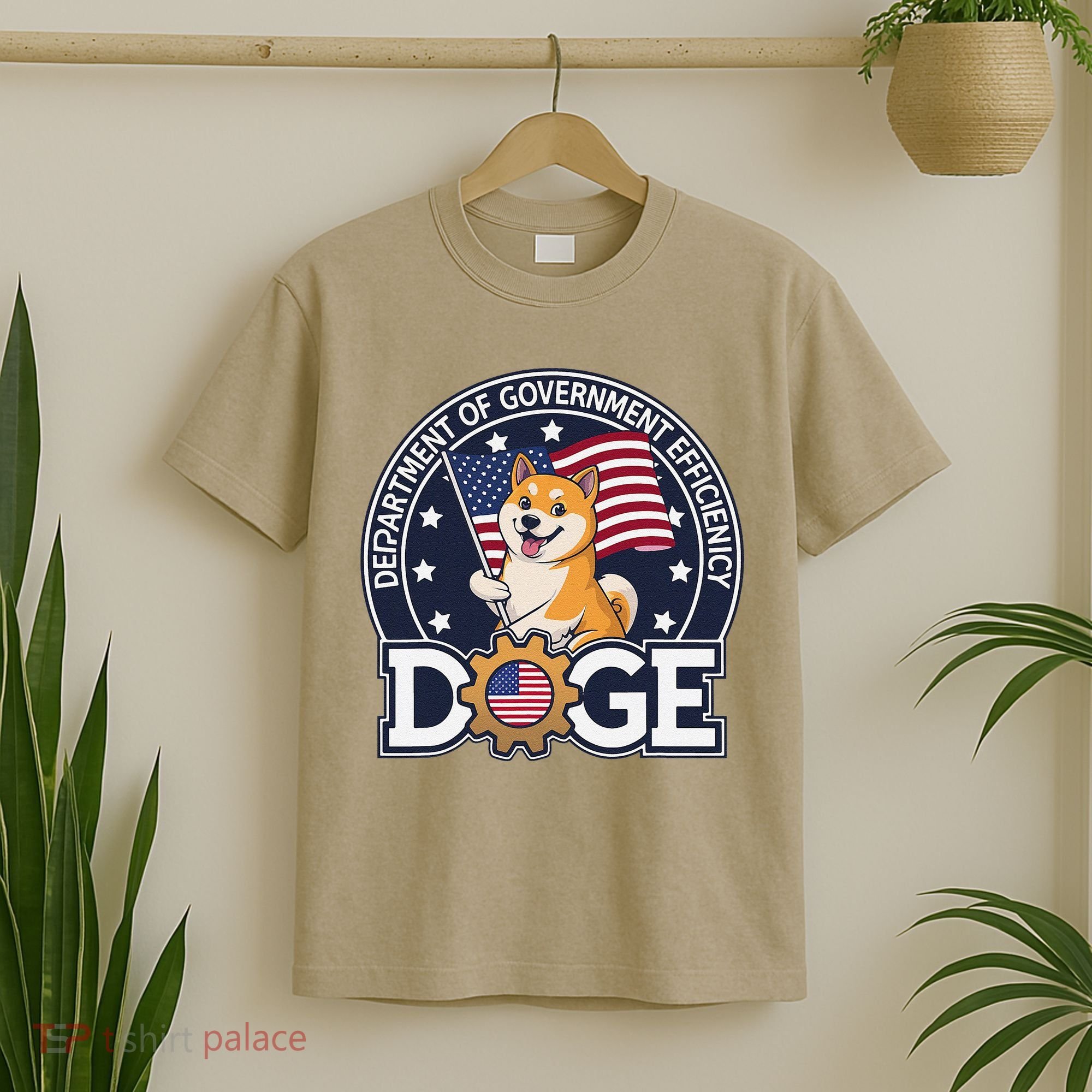 Funny Doge Crypto Meme Department Of Government Efficiency T-Shirt