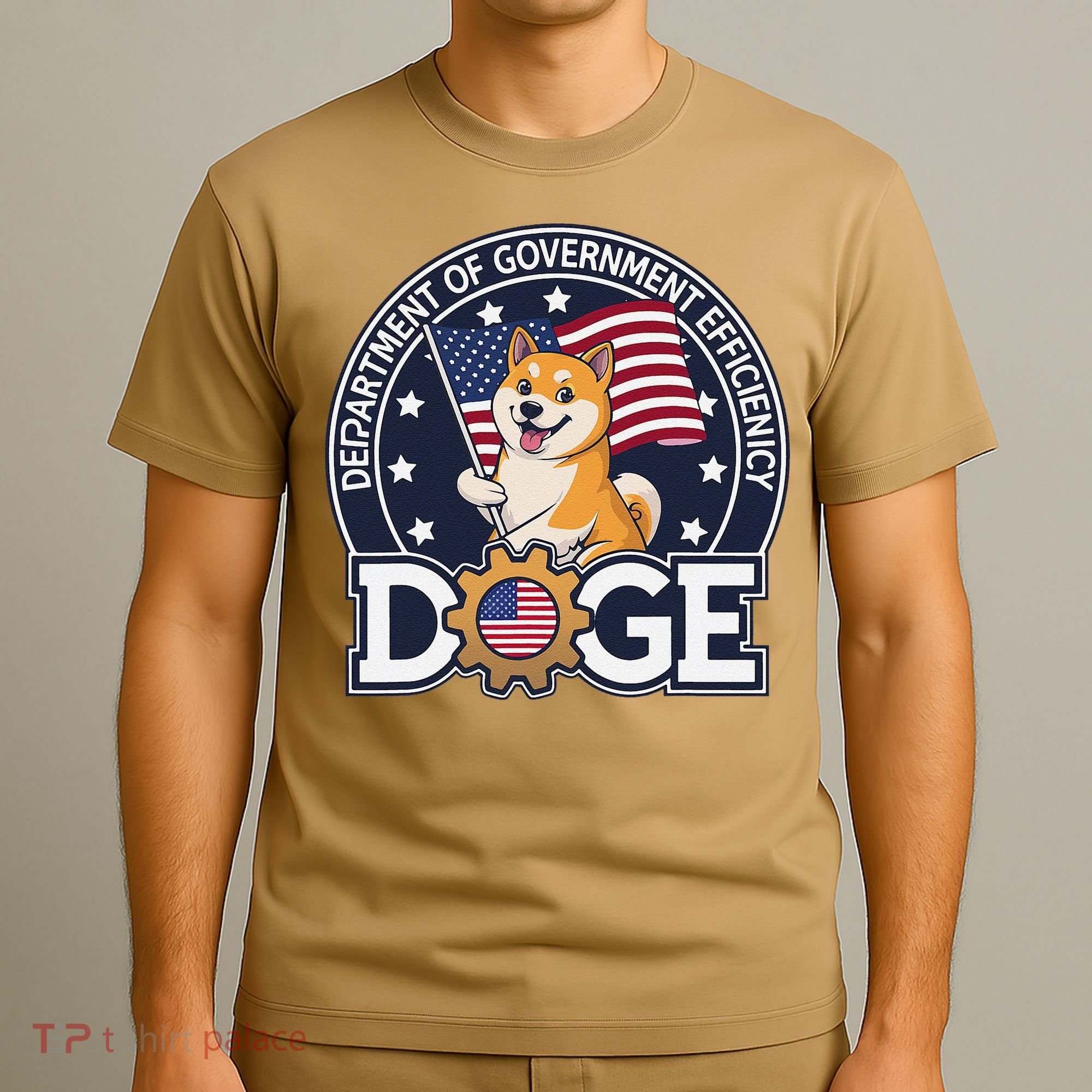 Funny Doge Crypto Meme Department Of Government Efficiency T-Shirt