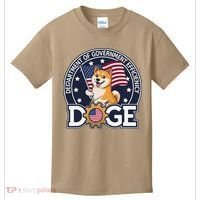 Funny Doge Crypto Meme Department Of Government Efficiency Kids T-Shirt thumb 0