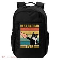 Fathers Day Cat Dad Funny Best Cat Dad Ever Gift Backpack thumb 0