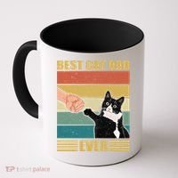 Fathers Day Cat Dad Funny Best Cat Dad Ever Gift Coffee Mug thumb 0