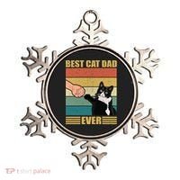 Fathers Day Cat Dad Funny Best Cat Dad Ever Gift Ornament thumb 0