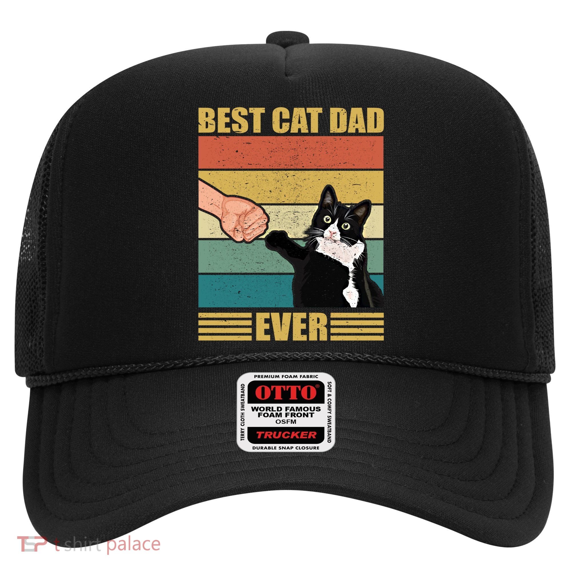 Fathers Day Cat Dad Funny Best Cat Dad Ever Gift Hat