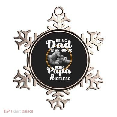 Funny Dad Cute Gift Being Dad Is An Honor Fathers Day Great Gift Ornament