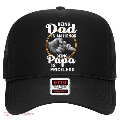 Funny Dad Cute Gift Being Dad Is An Honor Fathers Day Great Gift Hat