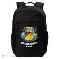 Funny Duck Cruise Rubber Duck Squad Vacation Cruise Ship Gift Backpack thumb 0