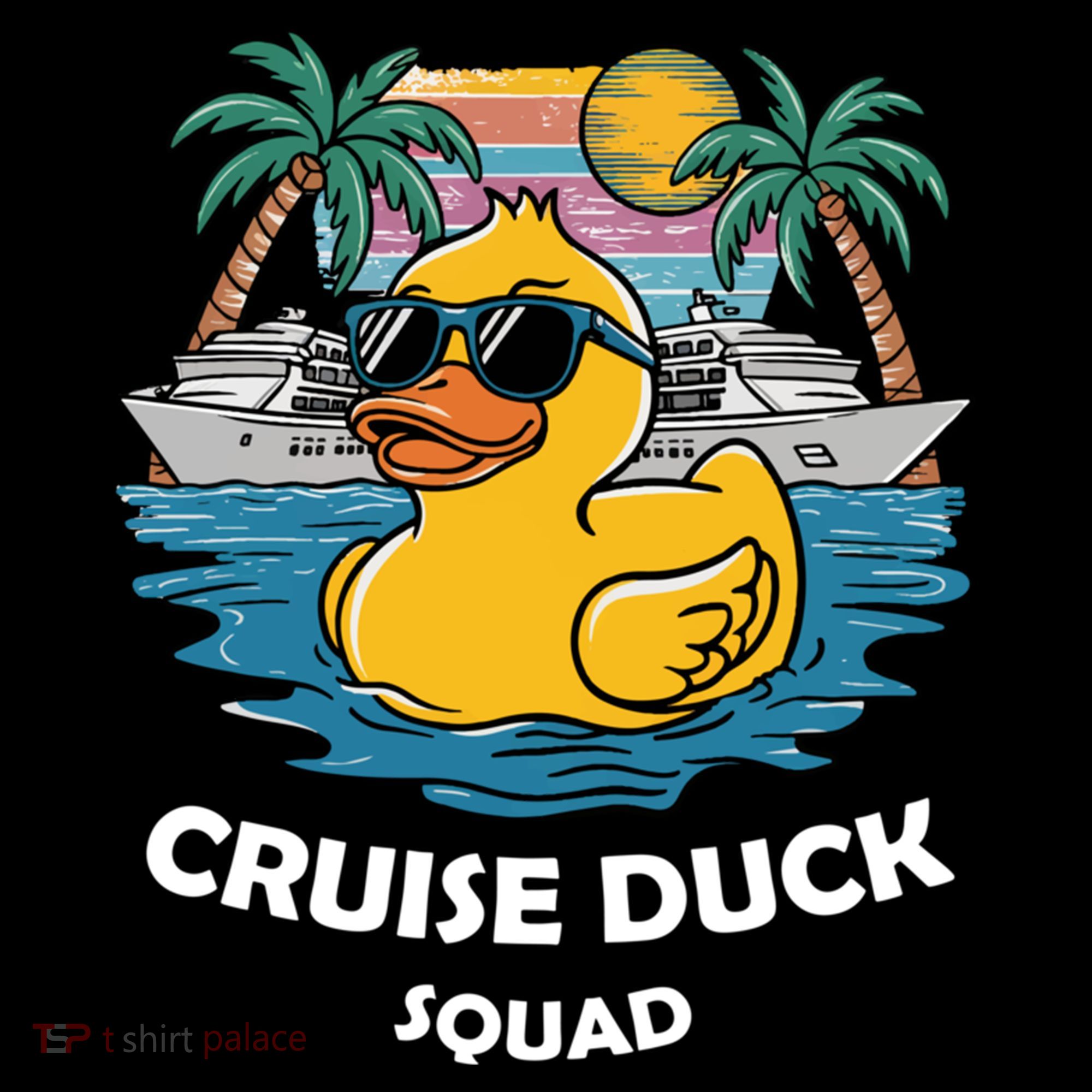 Funny Duck Cruise Rubber Duck Squad Vacation Cruise Ship Gift Coffee Mug
